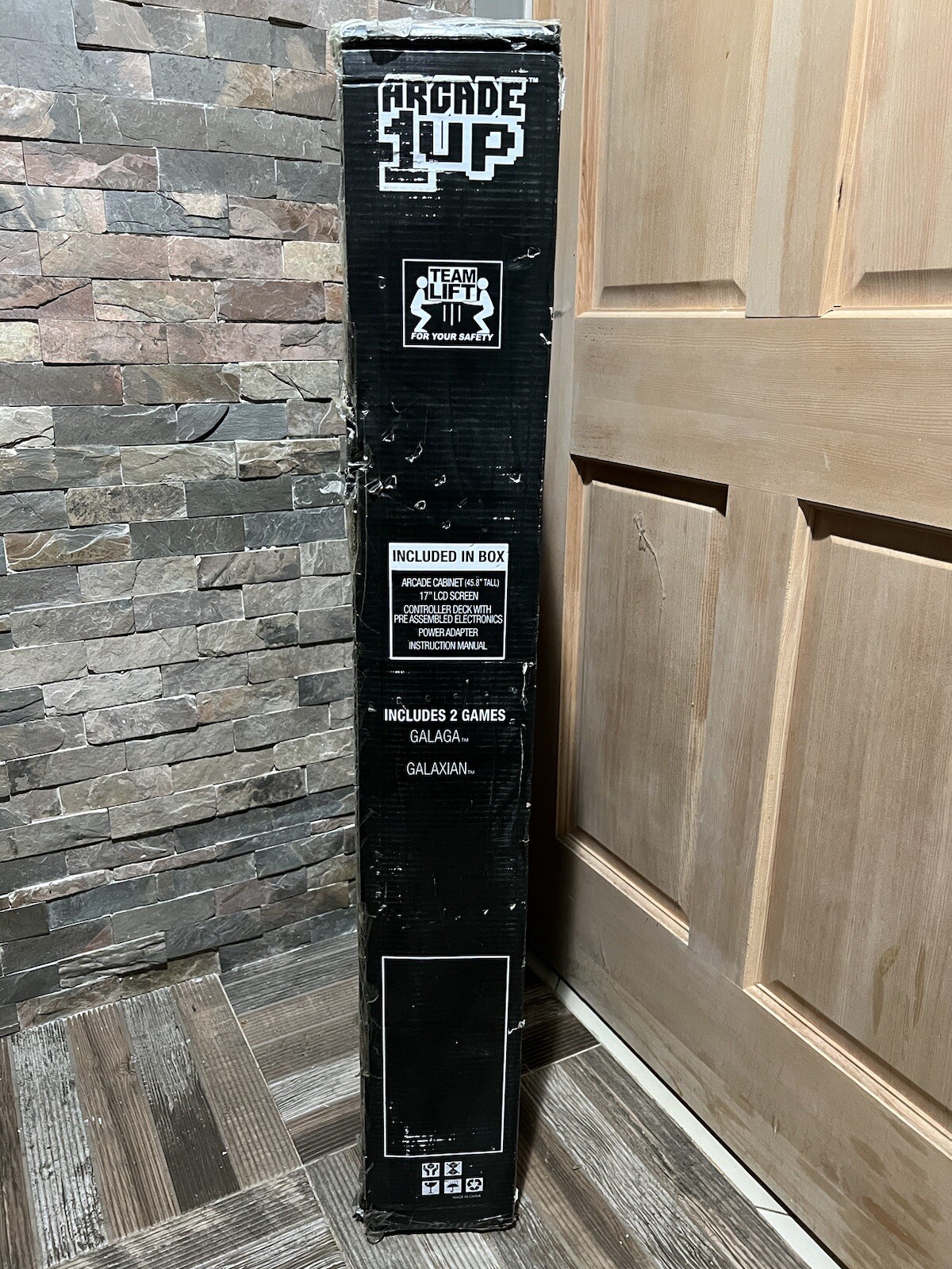 Arcade1Up At Home Arcade Machine Galaga Galaxian Cabinet 2 Games 1-2 Players New