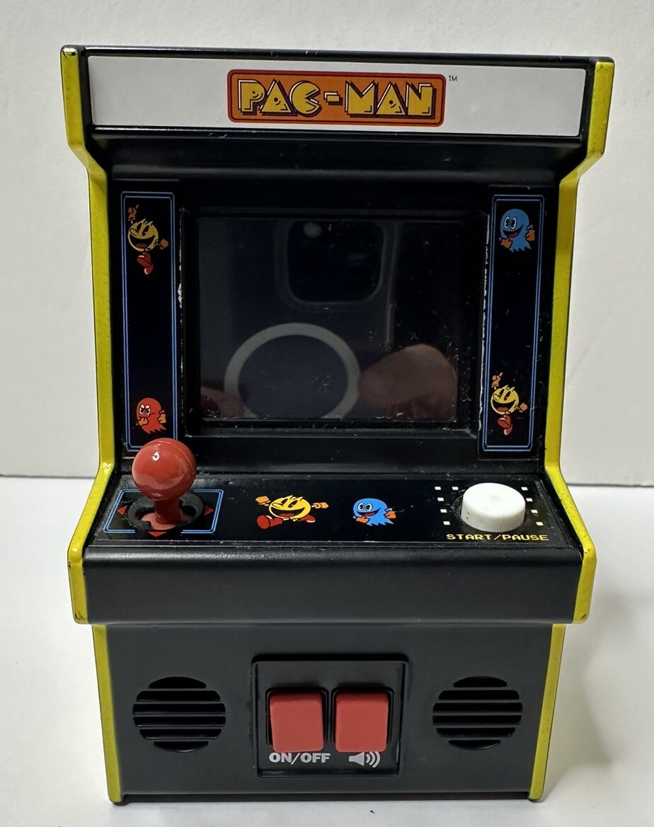 2019 Pac-Man Mini Arcade Retro Game Bandai Namco Pacman Game Basic Fun TESTED.