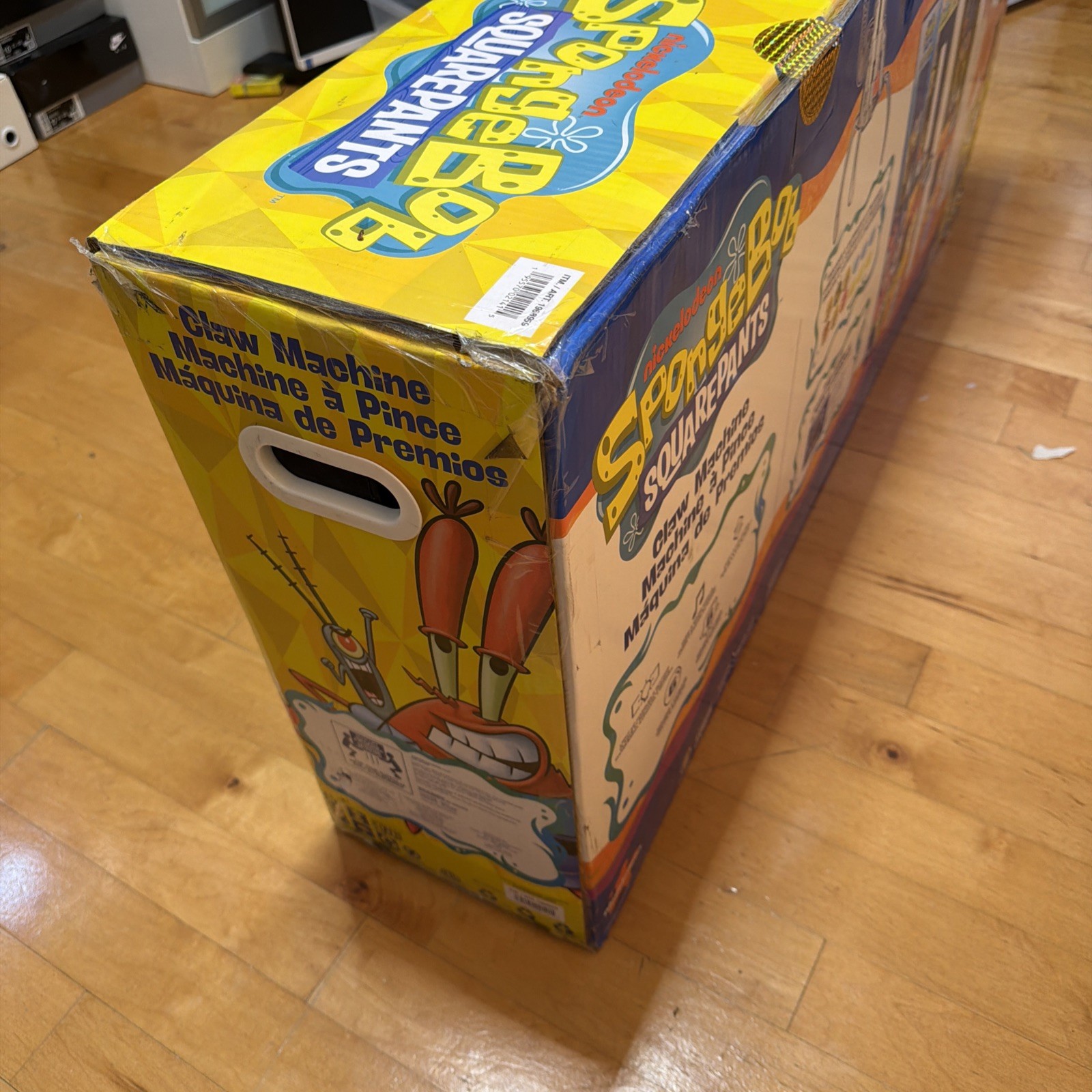 NEW SEALED Arcade1Up Arcade Spongebob Squarepants Claw Machine Game Room
