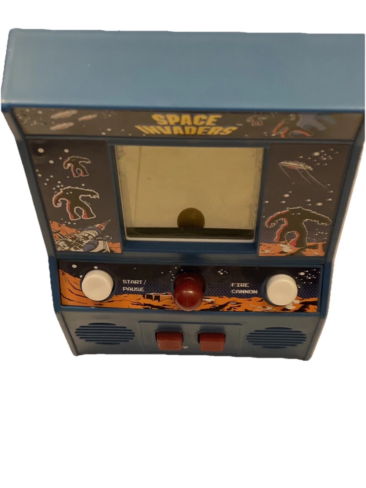 Mini Arcade Game Unit Atari Space Invaders Hand Held Game Unit 4″×2″×5¾”