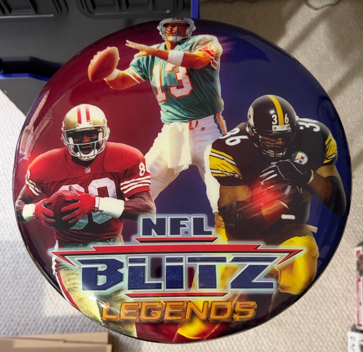 Arcade1Up NFL Blitz With Riser And Stool