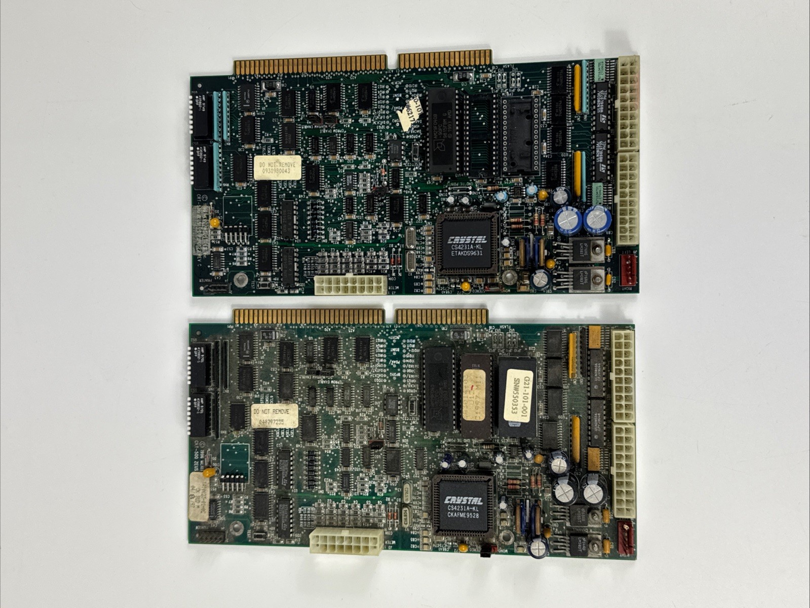 2x Merit CRT-500 PCB Control I/O Board PB10023 REV Arcade Video Game *UNTESTED*