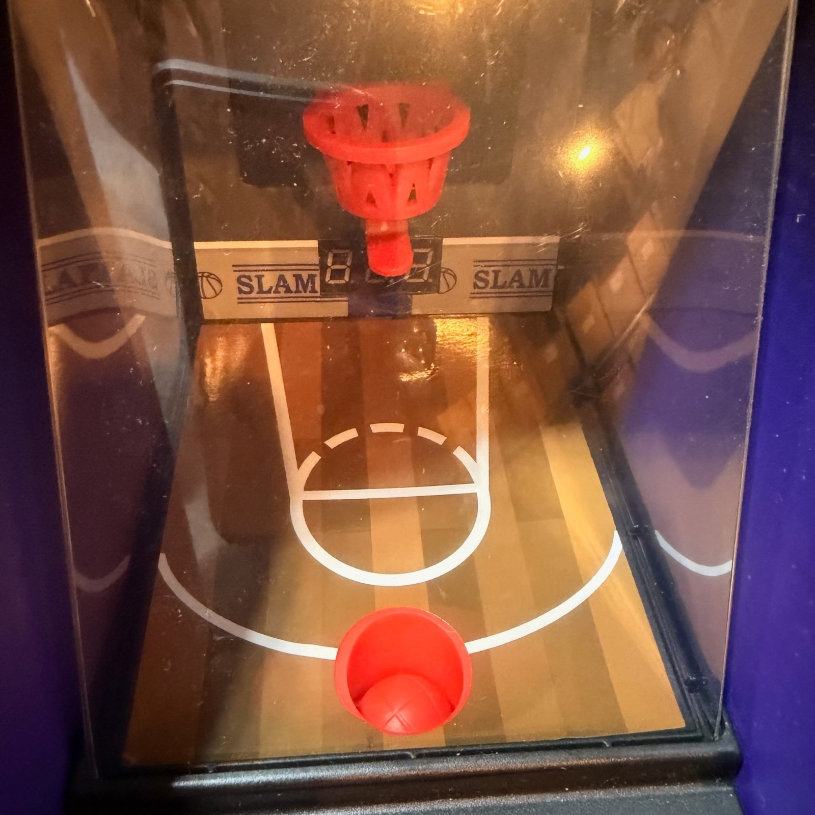 NEW Brookstone Arcade Basketball Game Tabletop Edition Skill Shot Button
