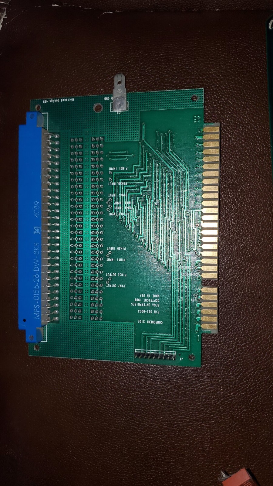 Wrestle War Arcade PCB Working with JAMMA Adapter