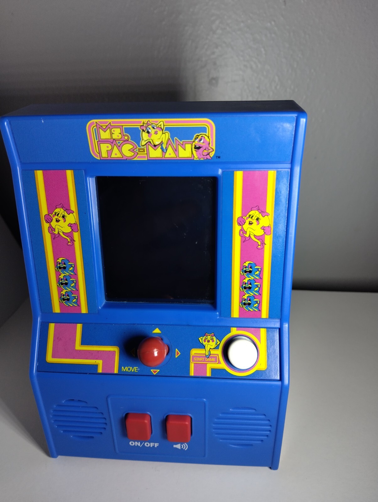 Mrs.Pacman 5 Inch Mini Tested Arcade Game 2018 Bandai Namco entertainment Inc.