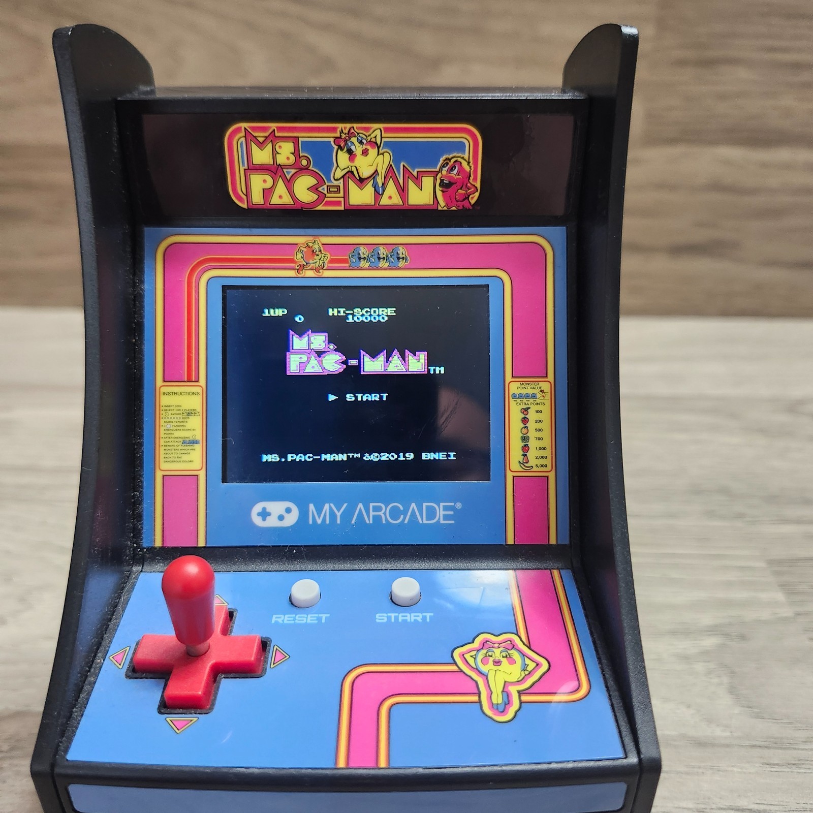 Ms Pac Man Mini Arcade 2019