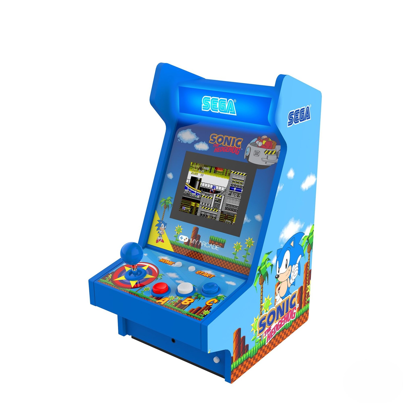 My Arcade Sonic The Hedgehog Mighty Player: Sega Retro Large, Multicolor
