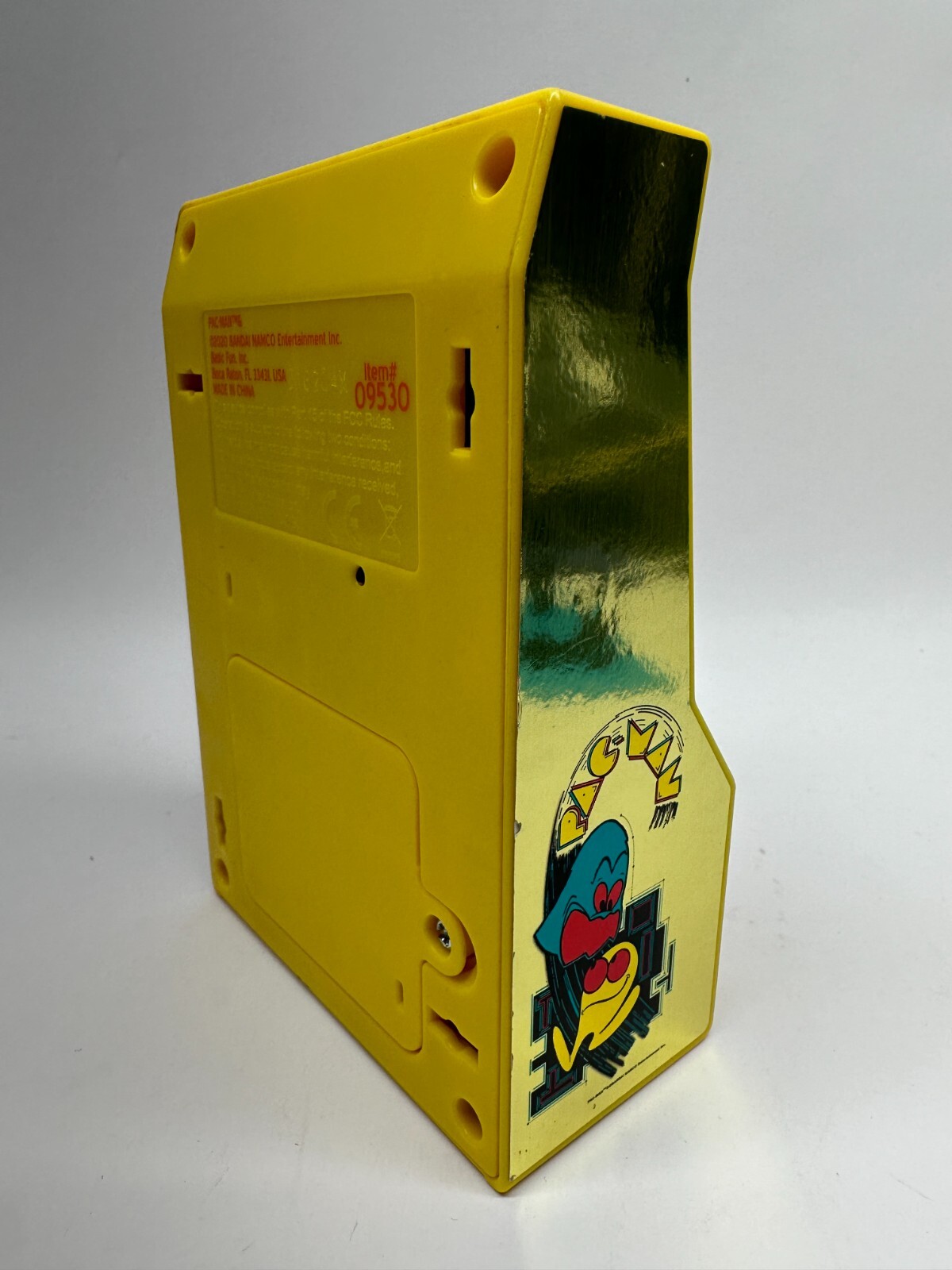 2019 Pac-Man Mini Arcade Classic Video Game Bandai Namco #09530 Gold Foil Decals
