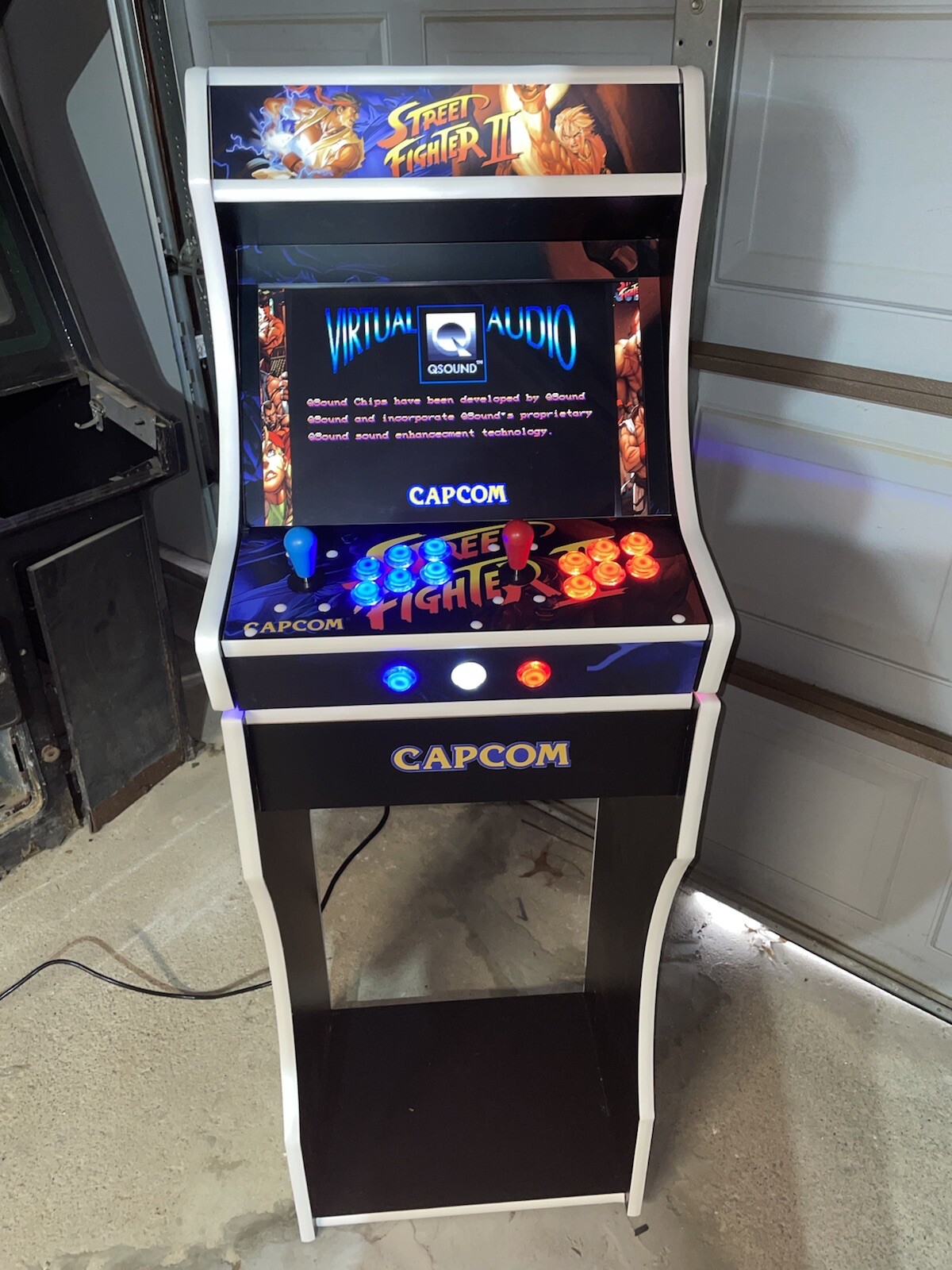 Street Fighter 2 Multicade Tabletop Bartop Arcade + Stand Raspberry Pi 4