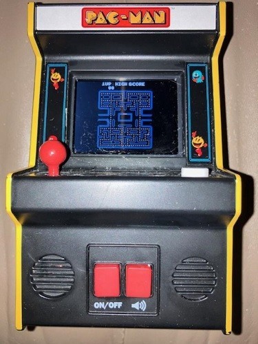 Basic Fun Cabinet Look Classic Pac-Man Mini Arcade Retro Game Bandai Namco 5 3/4