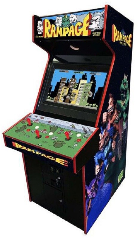 RAMPAGE WORLD TOUR ARCADE MACHINE by MIDWAY 1997 (Excellent Condition)