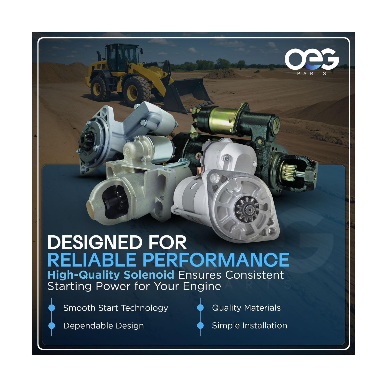 OEG Parts New Starter Compatible with GMC Diesel 6.6L Duramax, Compatible wit…