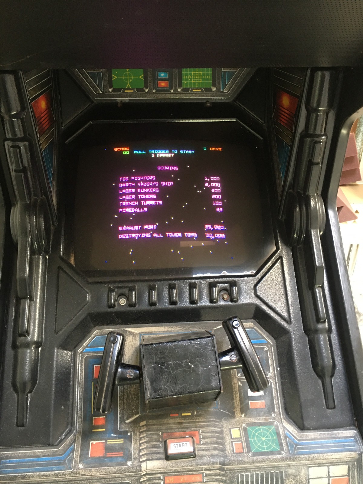 Atari original star wars pinball machine arcade 1980’s