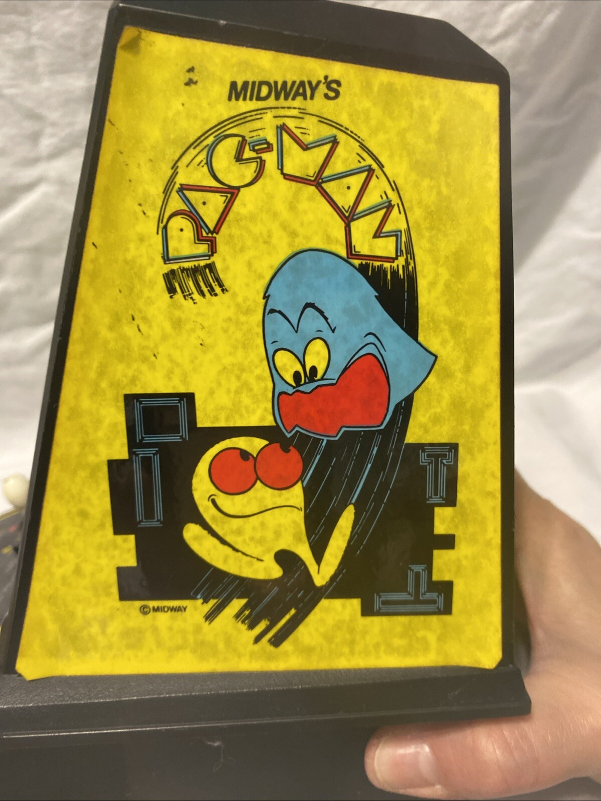 COLECO Mini Arcade PAC-MAN Video Game Tabletop Midway Vintage Vtg TESTED WORKS