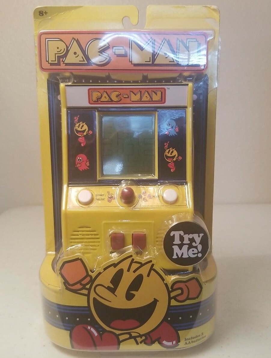 New Sealed PAC-MAN Retro Vintage Arcade Handheld Video Game Gift Toy