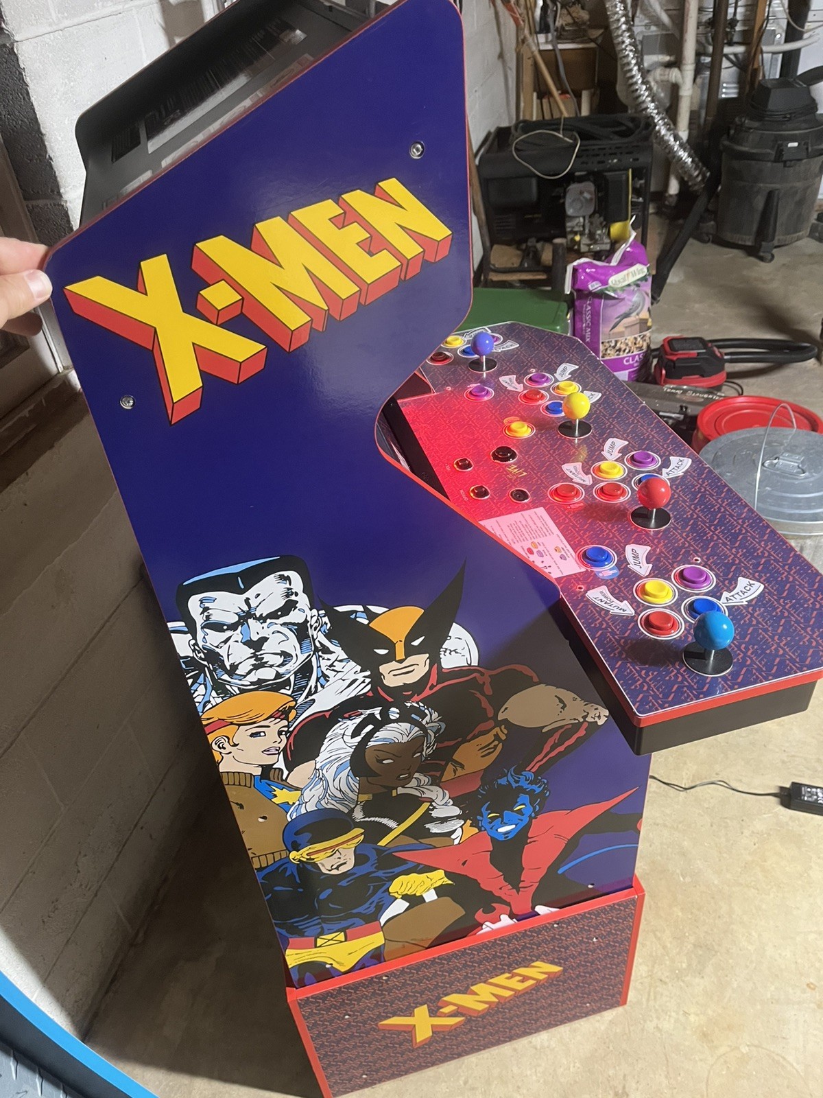 Arcade 1Up X-Men 4 Player Arcade machine (upgraded buttons, marquee)