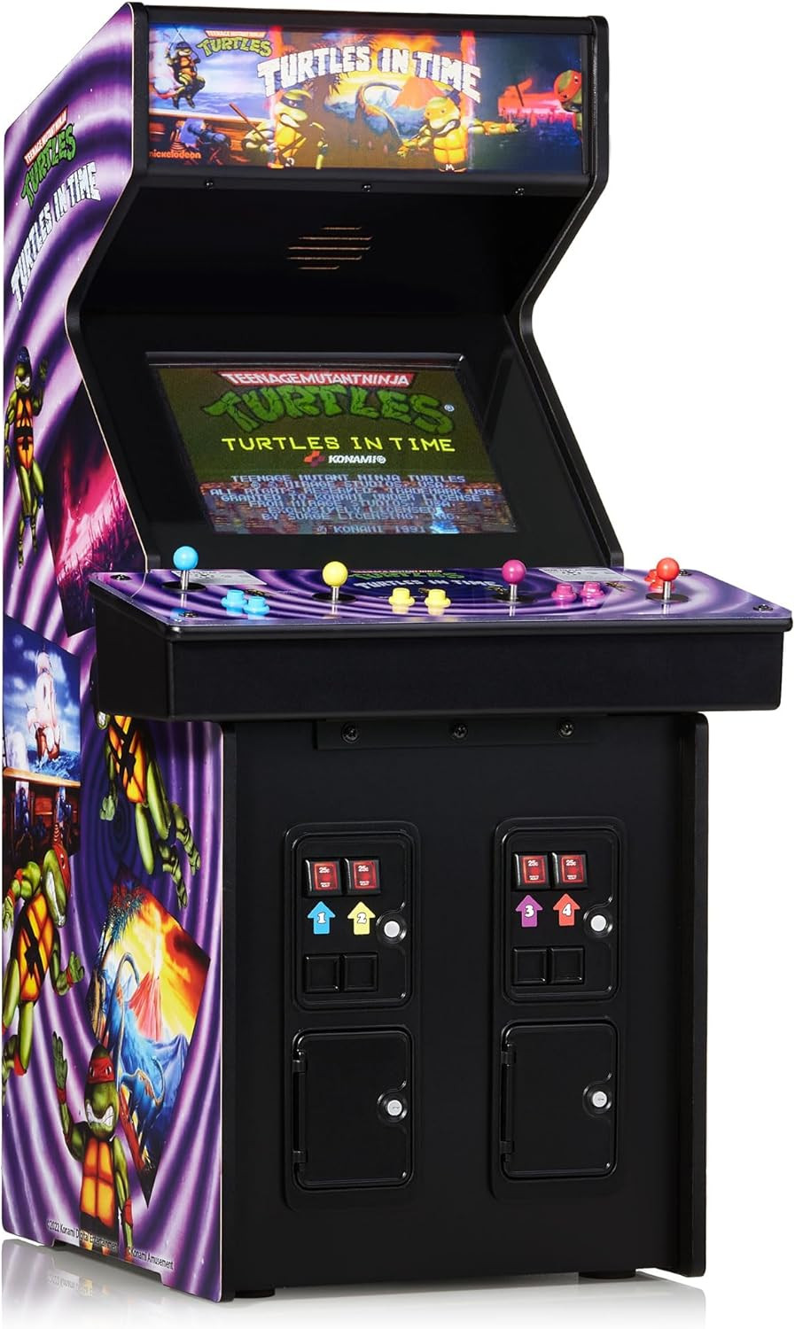 Numskull TMNT Turtles in Time Collector’S Edition Mini Arcade – 1/4 Scale Authe