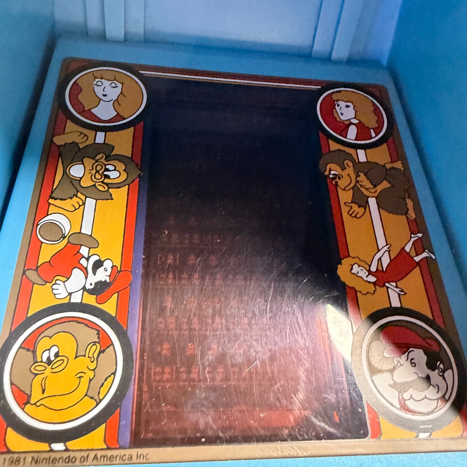 VTG 1981 Nintendo Coleco Donkey Kong Mini Arcade Tabletop Platform Video Game