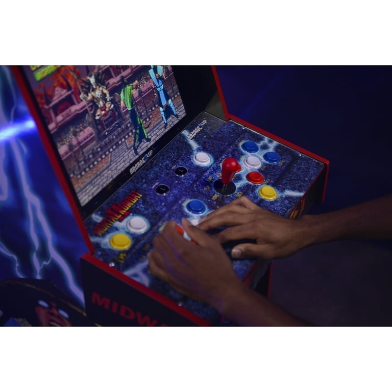 Arcade1Up Mortal Kombat II Deluxe Arcade video Game machine wifi multiplayer