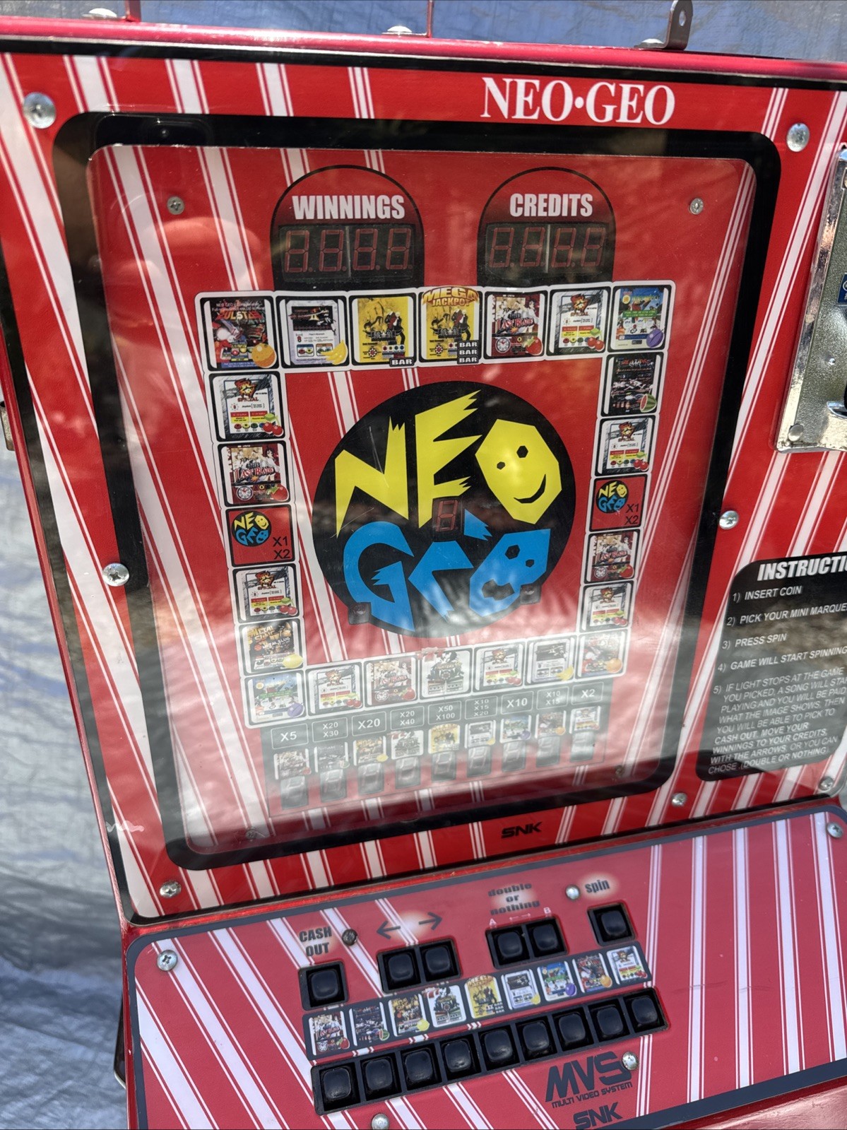 Neo Geo MVS by SNK – Original Dedicated Game Machine Cabinet