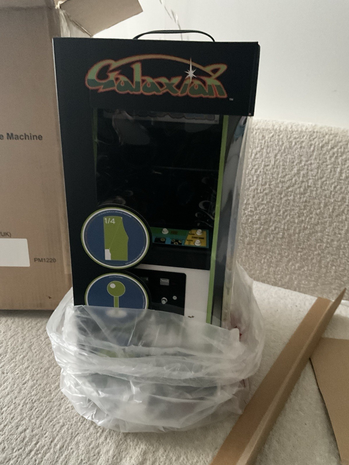 Numbskull Quarter Arcade Galaxian New Factory Sealed