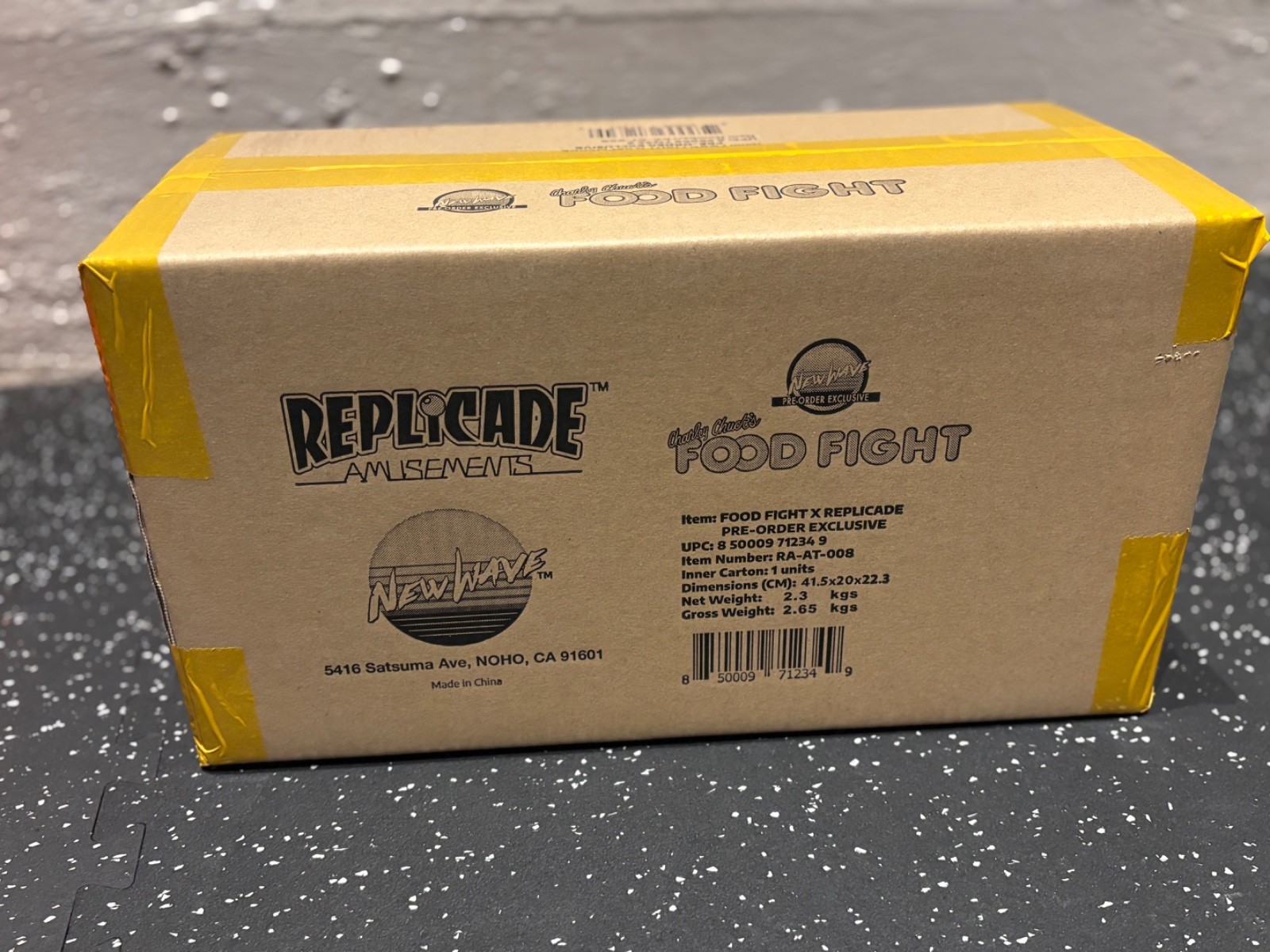 Replicade FOOD FIGHT Ltd PRE-ORDER EXCLUSIVE 1/6 Scale 12″ Mini Arcade – NEW