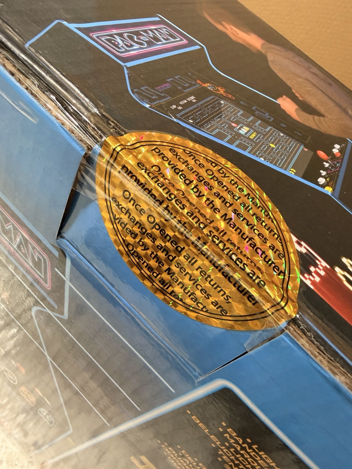ARCADE 1UP PAC-MAN NEON DELUXE – (NEW GOLD SEALED) 🔥🔥