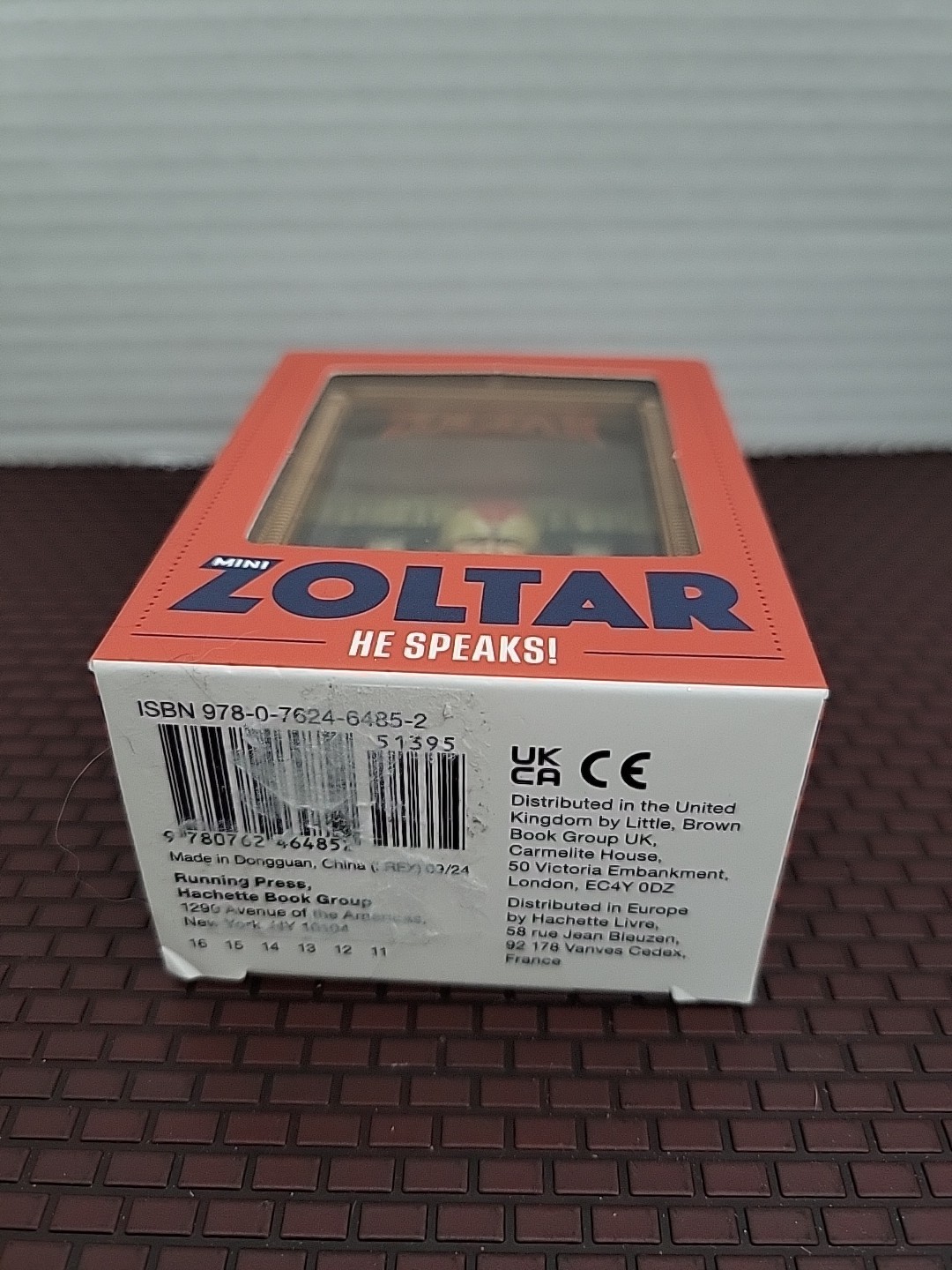 Mini Zoltar Fortune Teller Speaks Lights Crystal Ball Running Press New in Box