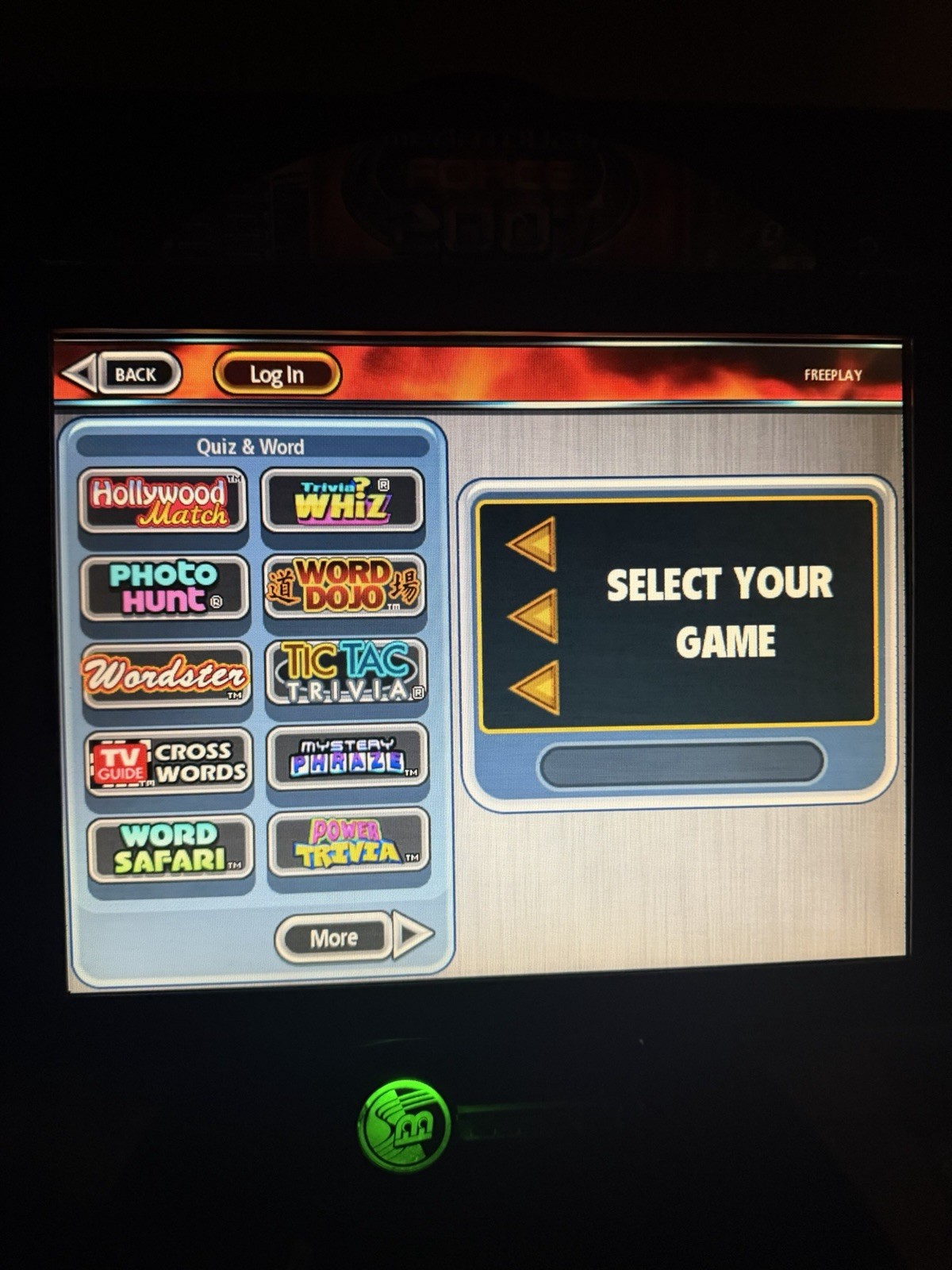 2007.5 Merit Megatouch Force Evo Countertop Touchscreen Arcade Game Machine