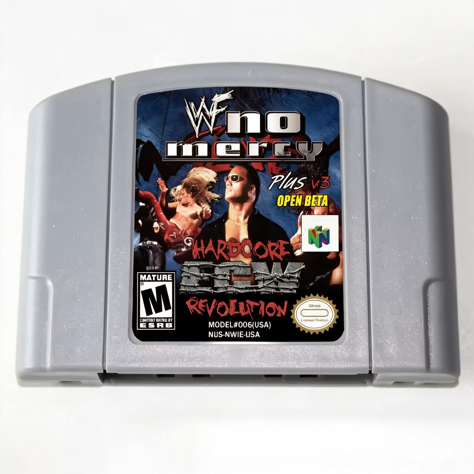 N64 Video Games WWF No Mercy Plus V3 Open Beta