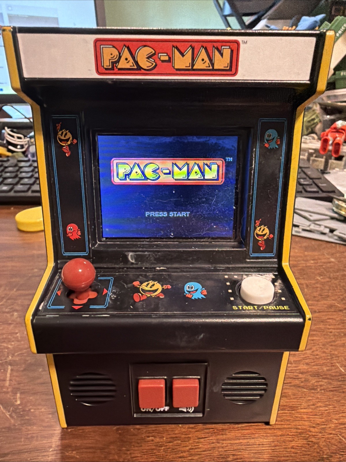 Pac-Man Handheld Mini Arcade Game Bandai Namco Tested Working