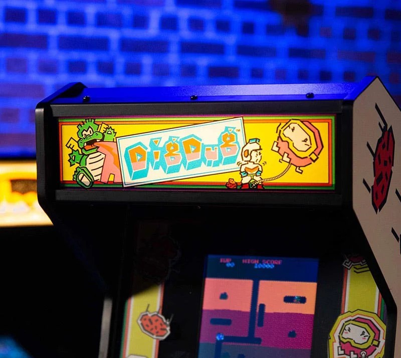 Official Dig Dug Quarter Size Arcade Cabinet