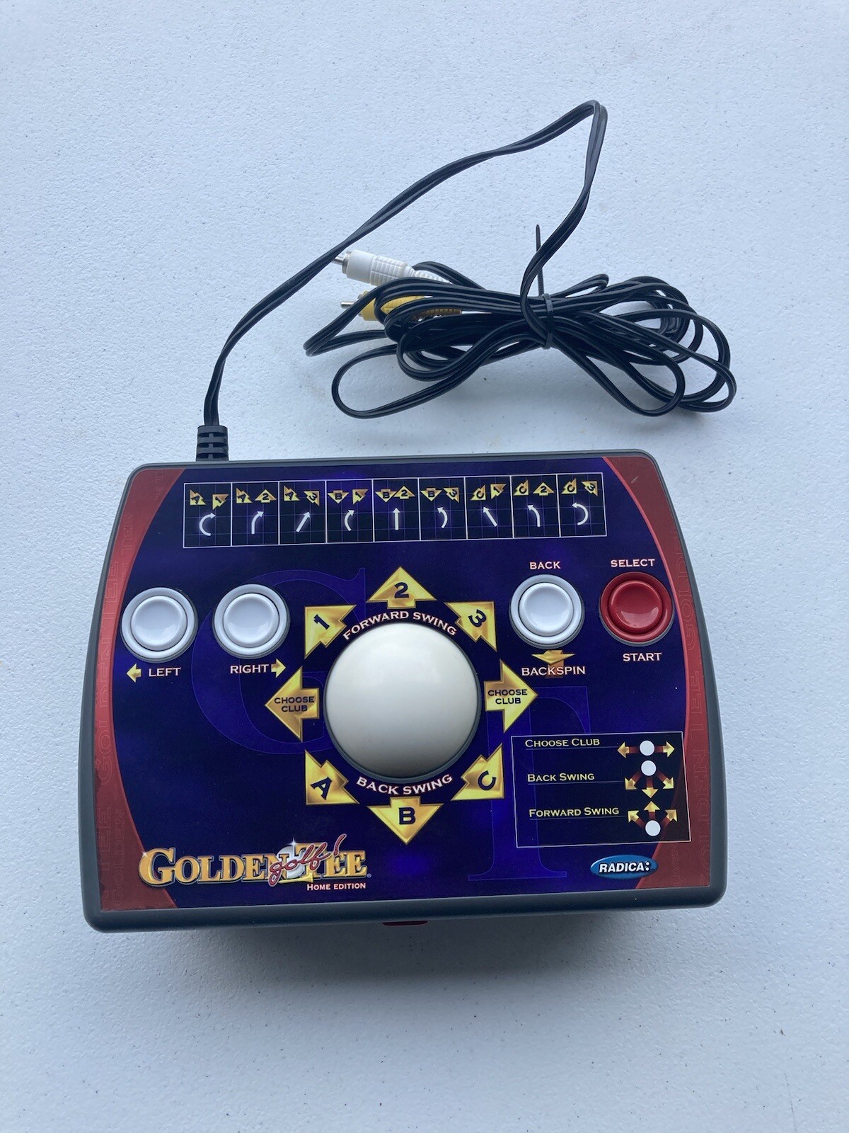 Radica GOLDEN TEE Golf Home Edition Plug and Play TV Video Arcade Game!