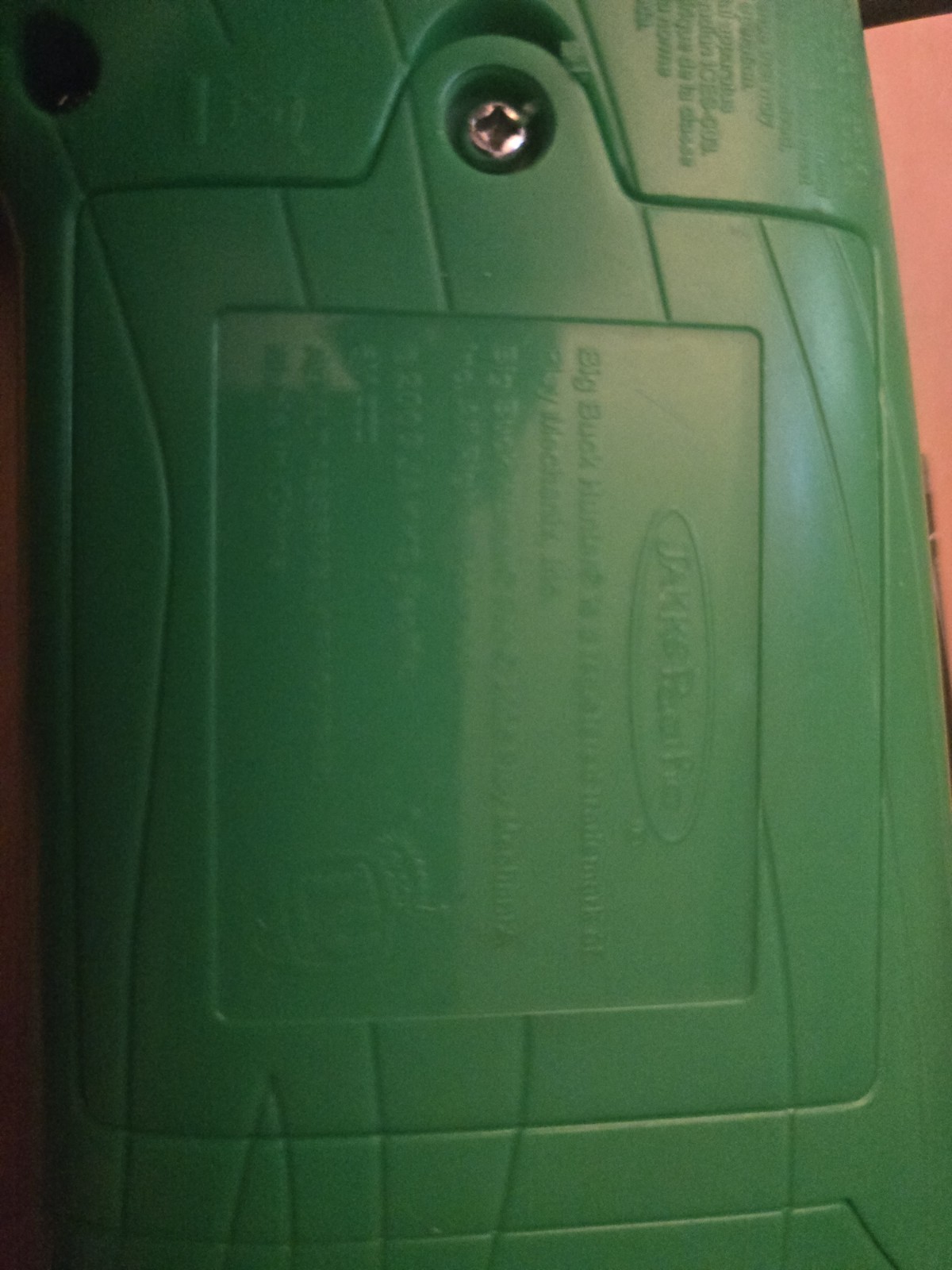 Big Buck Hunter Pro Plug & Play TV Arcade Game Green & Orange Gun NO SENSOR