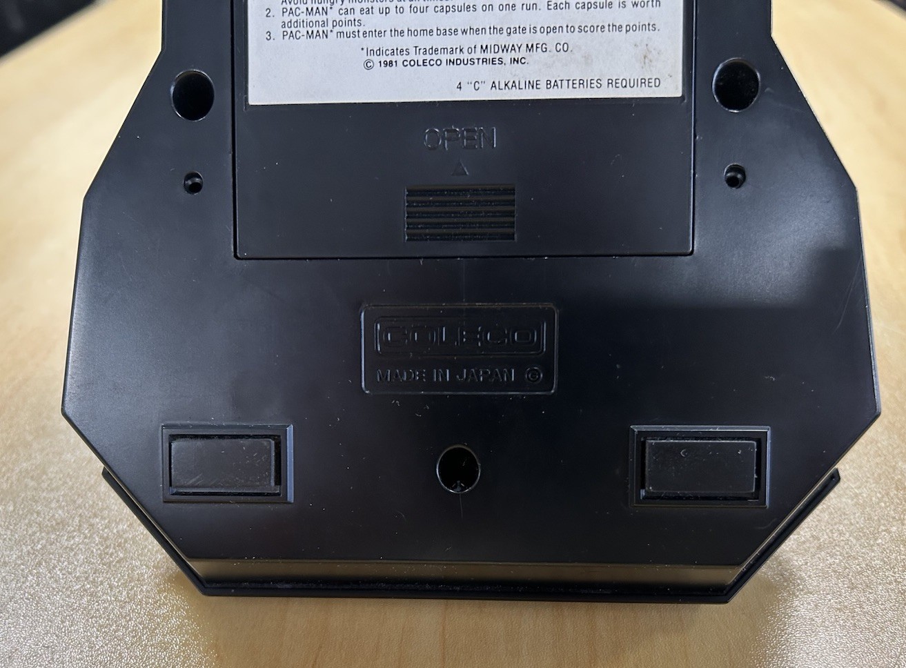 Midway Coleco PAC-MAN Mini Arcade Game 77324A 2390 Japan 1981 Battery Operated