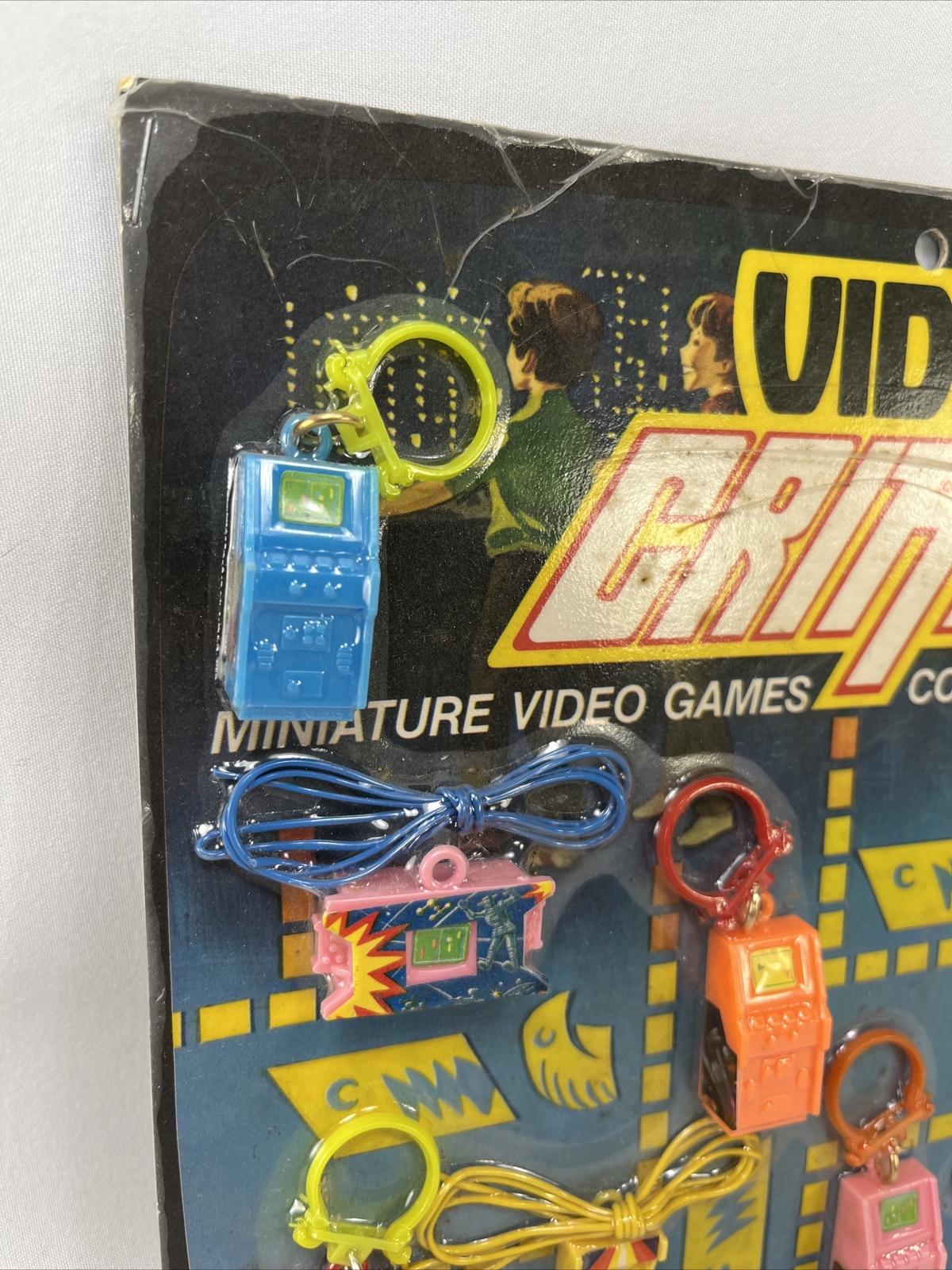 Vending Capsule Front advertising Gashapon Arcade Video Games miniature Vintage