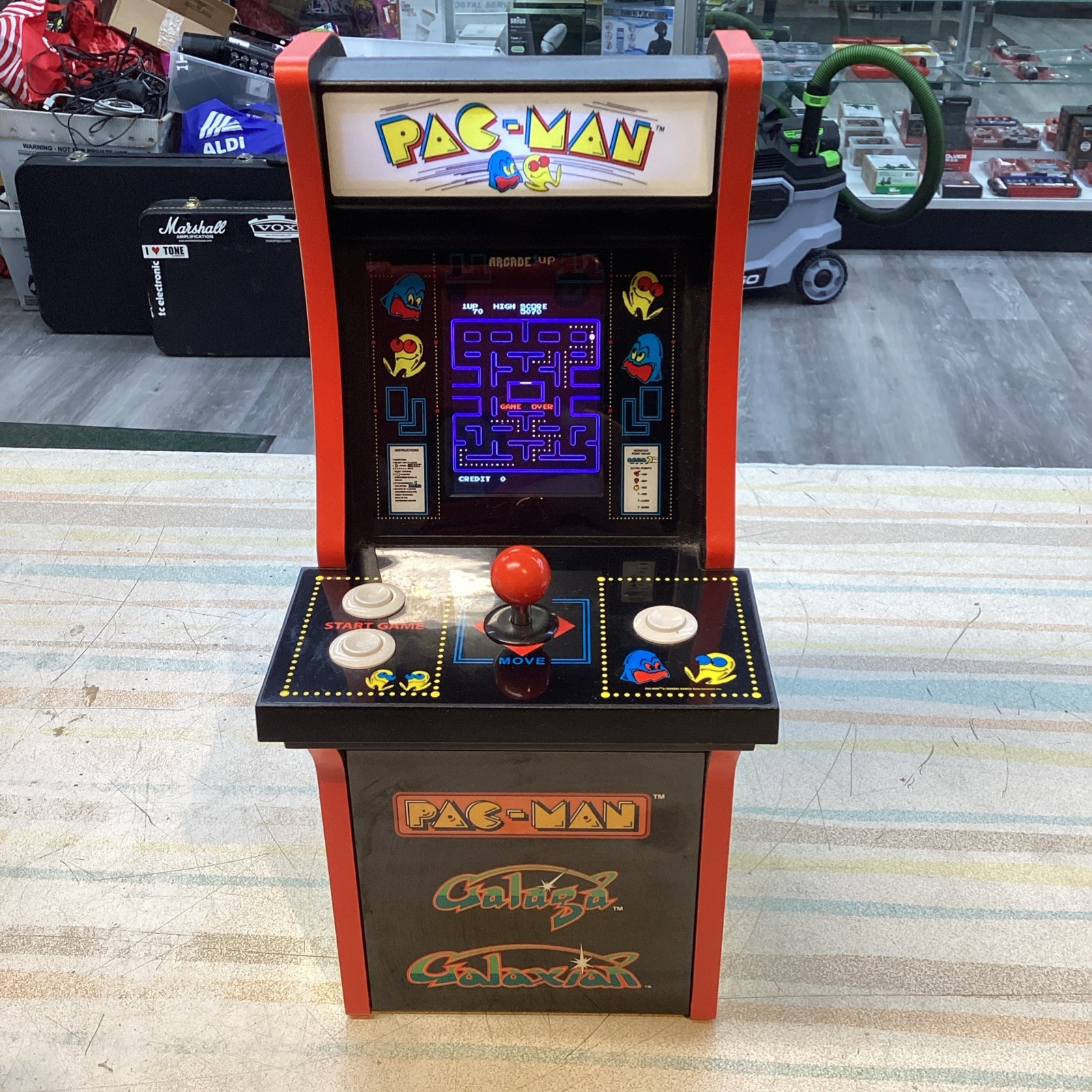 Pac -Man Arcade- 1 Up Galaga EXCELLENT!!