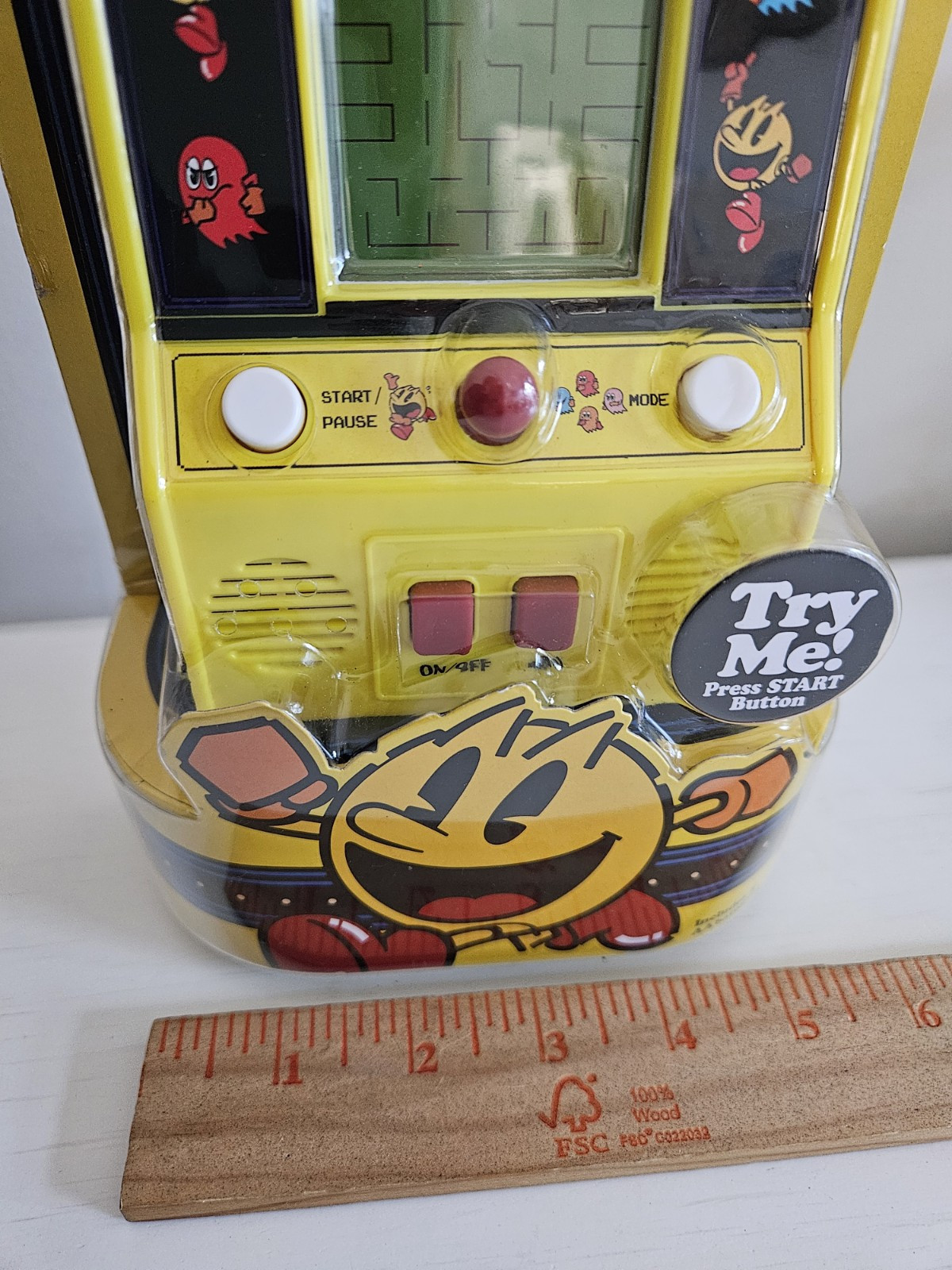 Pac Man Retro Handheld Arcade Game Namco Bandai