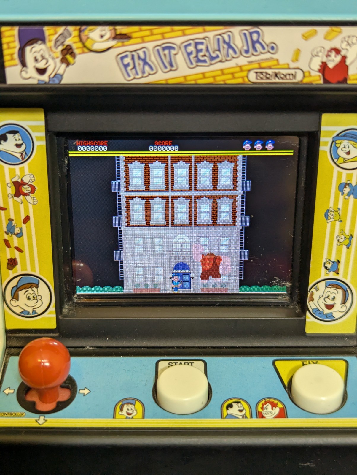 Disney Fix It Felix Jr Mini Arcade Game Machine Wreck It Ralph