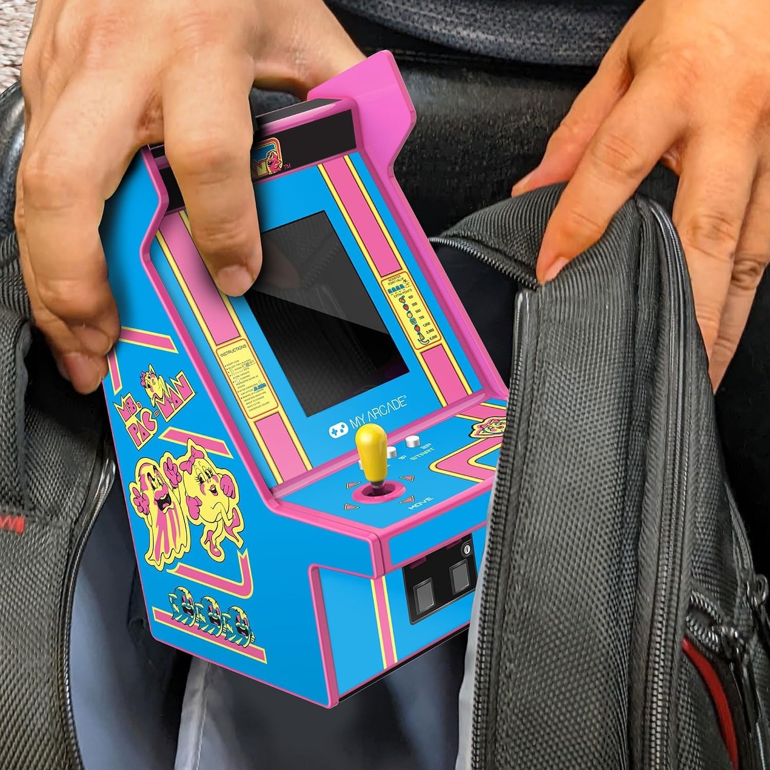 Ms. Pac-Man Handheld Arcade – Officially Licensed Collector’s Item for Gamers