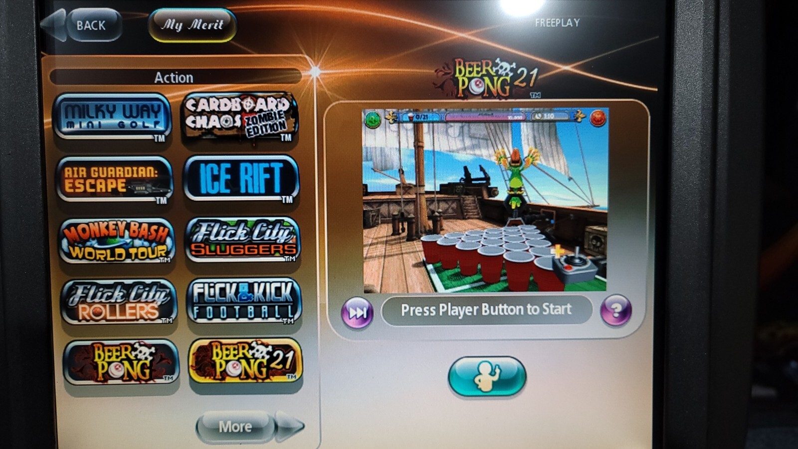 Merit Megatouch Ion 2014 with 188+ games. Megatouch service in Chicago Area!