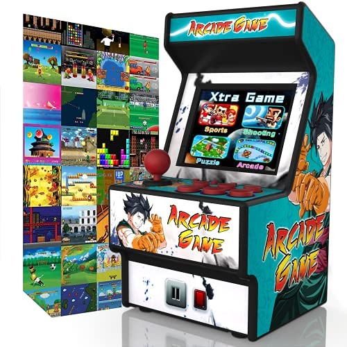 Mini Arcade Machine 156 Games 2.8 Inch TV Output