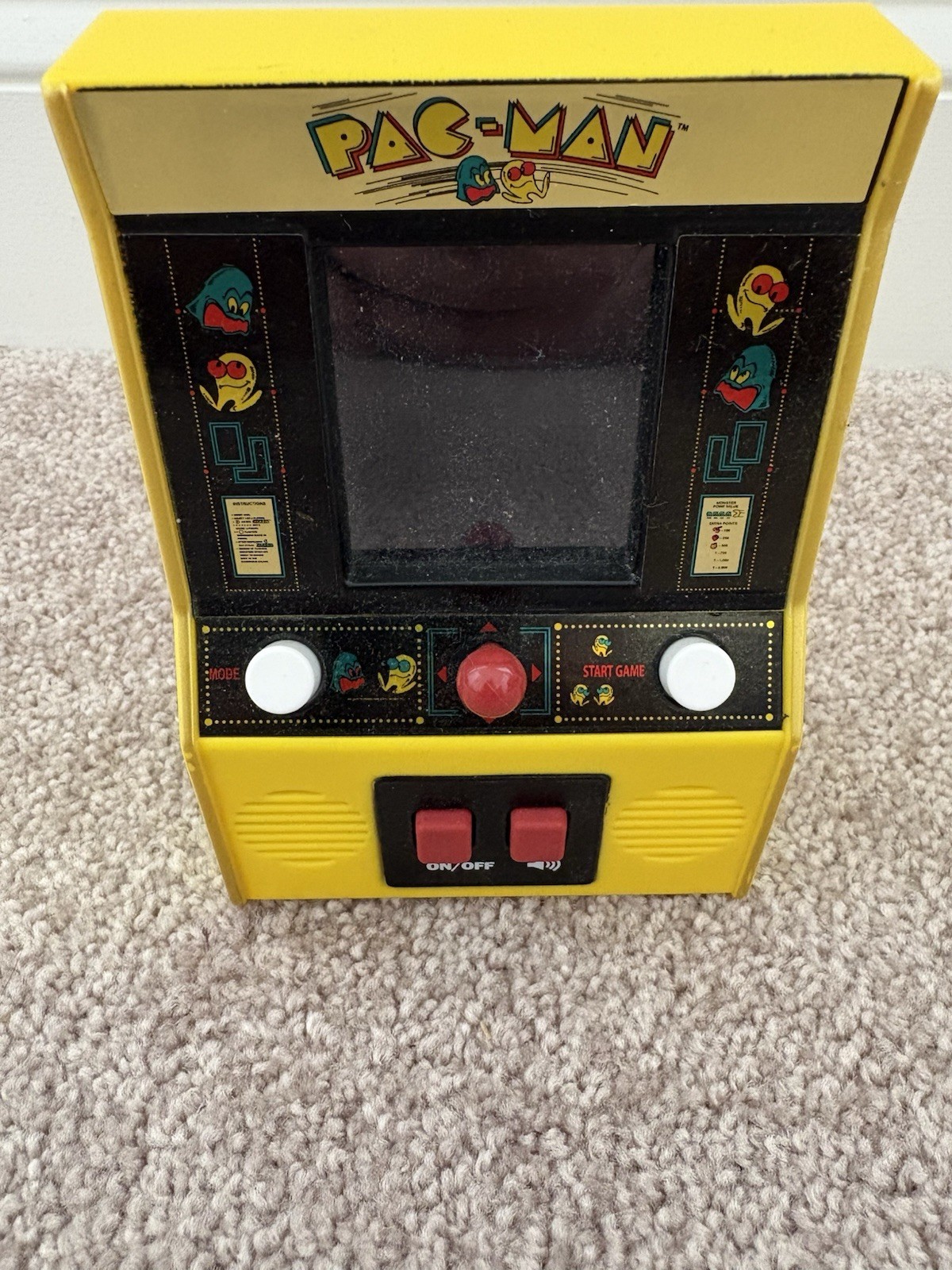 PAC-MAN Mini Arcade Classic Video Game 2020 Bandai Namco #09530 TESTED & WORKS