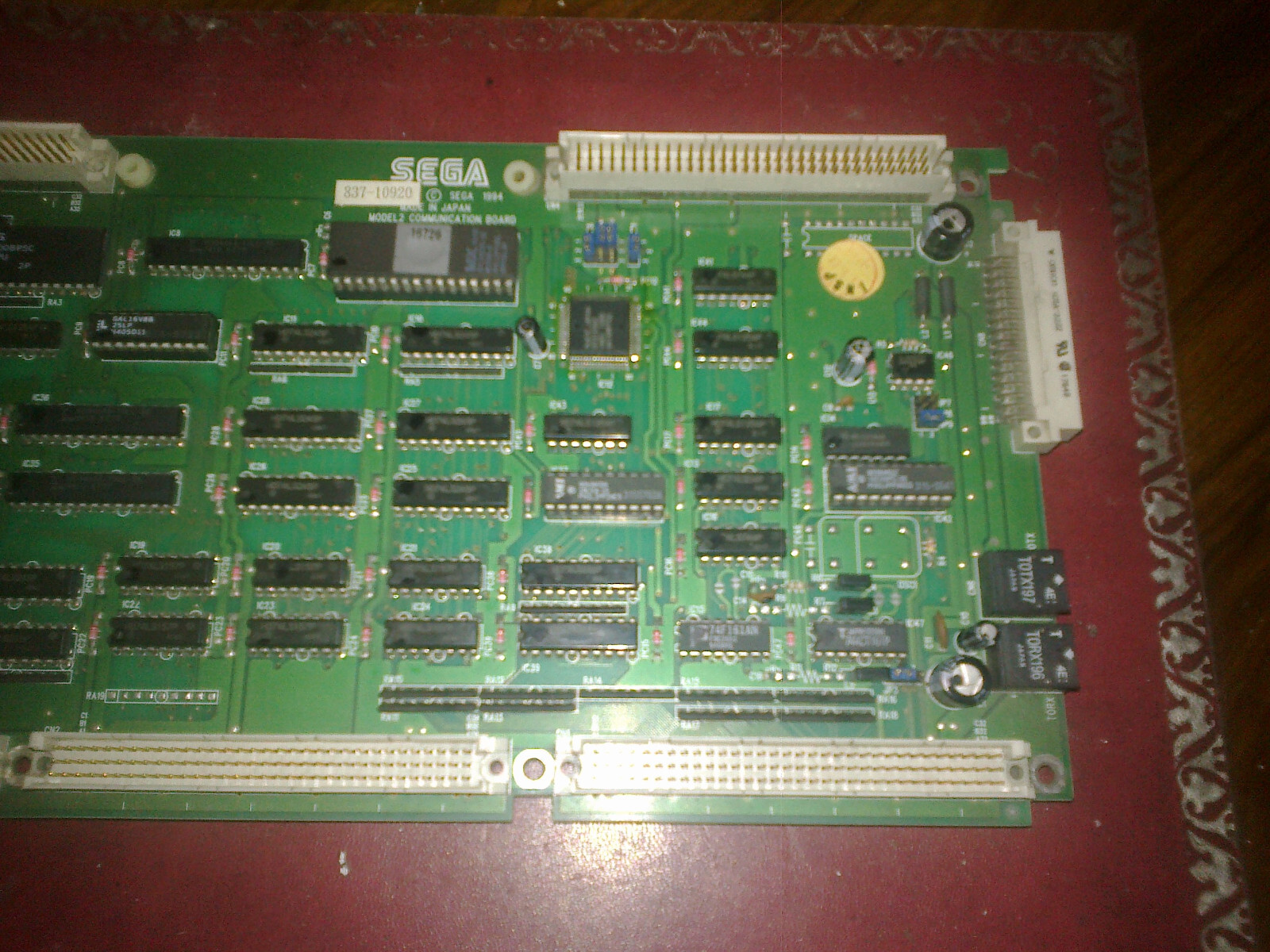 SEGA RALLY CHAMPIONSHIP DEDICATED COMMUNICATION BOARD PCB ARCADE GAME 837-10920