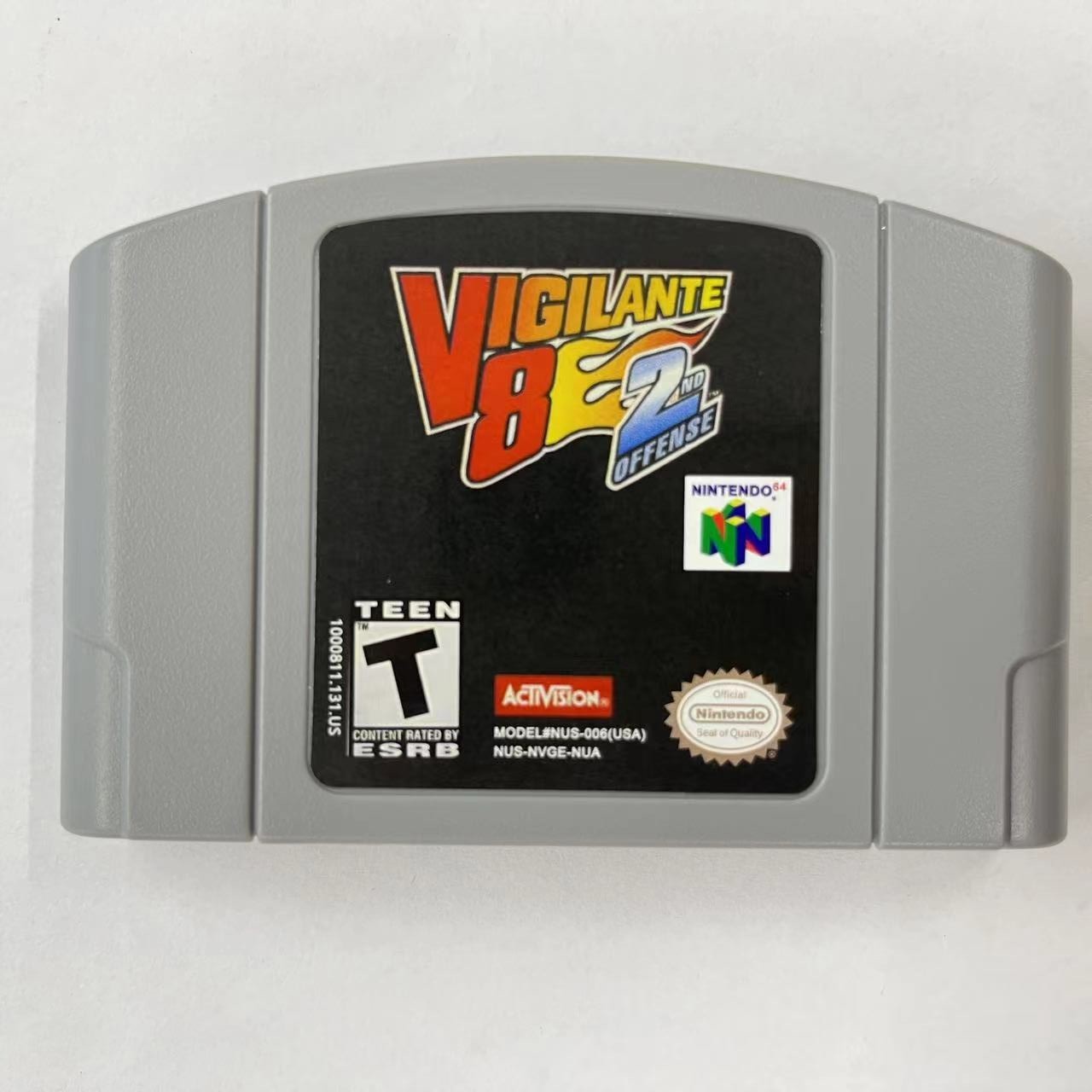 Vigilante 8: 2nd Offense for Nintendo 64 N64 Game Cartridge Retro Game Tested