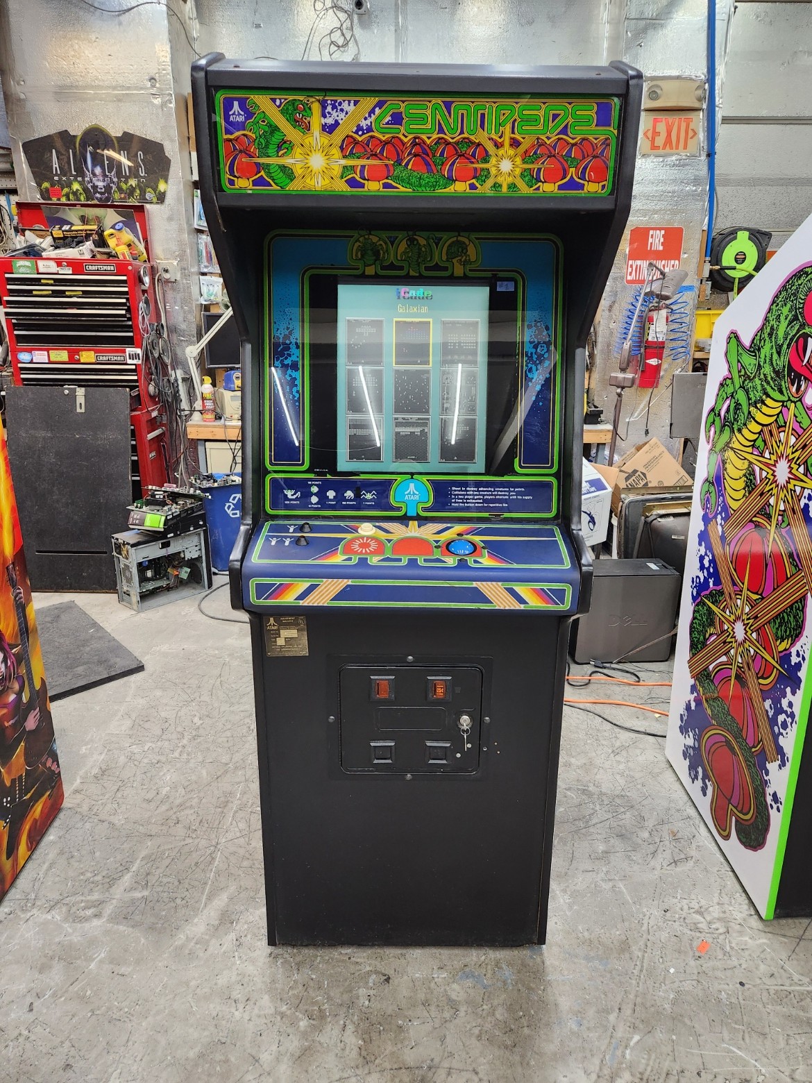 CENTIPEDE Stand Up Full Size Arcade Machine Classic Video Game 9 Games in 1 (#1)