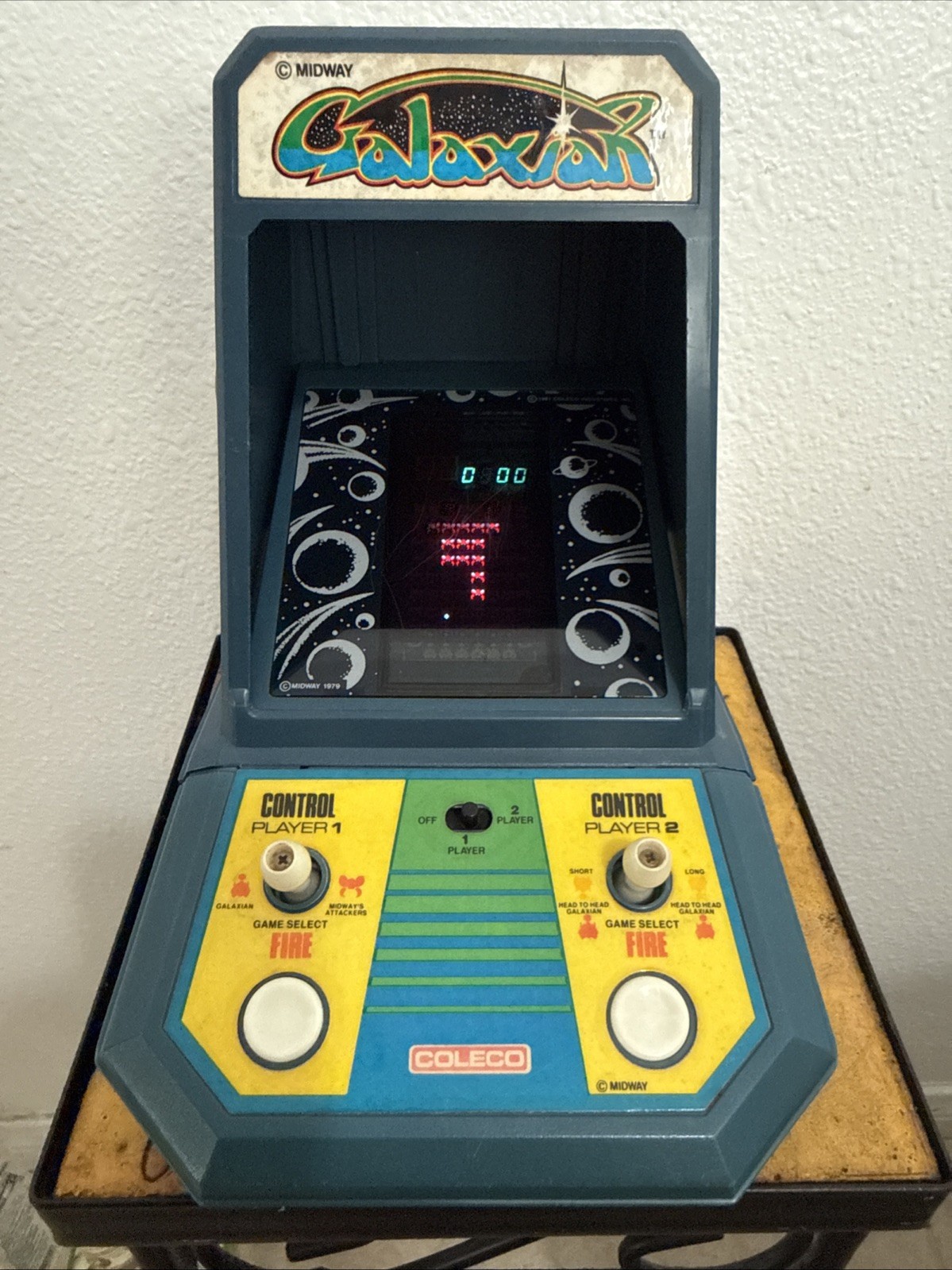 VTG 1981 Coleco – Galaxian Mini Tabletop Mini Arcade Game Nintendo Midway WORKS