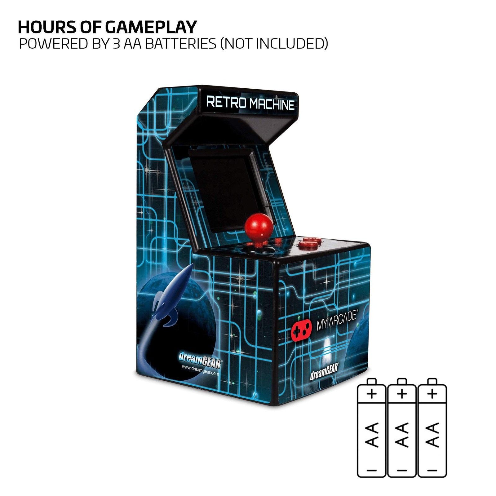 My Arcade Retro Machine Playable Mini Arcade: 200 Retro Style Games Built In,…