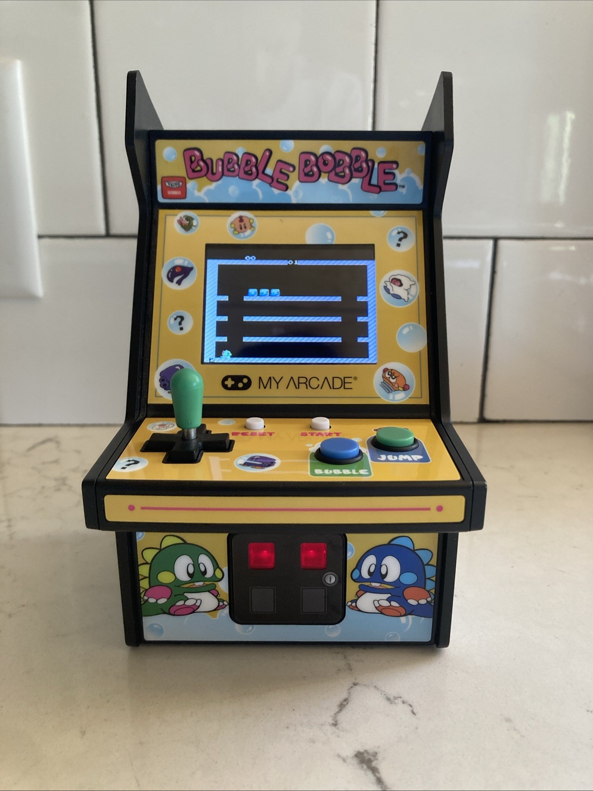 WB My Arcade DGUNL-3241 Bubble Bobble Micro Player Retro Arcade Machine – 6.75″