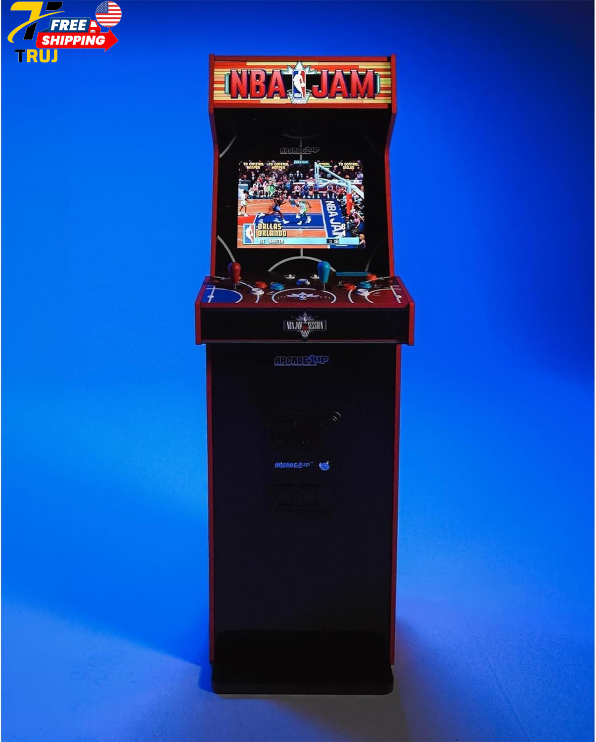 2 Player Home Arcade Machine Over 5-Foot Cabinet with Online Multiplayer Light-U